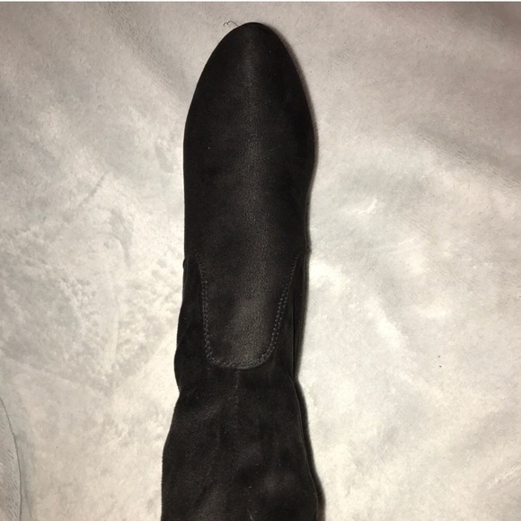 Black Over The Knee Boots - Picture 4 of 6